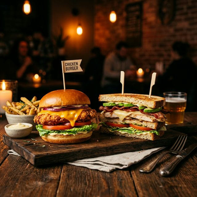 Gourmet burgers